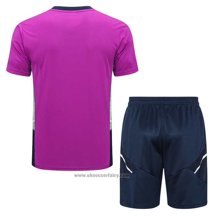 Tracksuit Real Madrid Short Sleeve 2022-2023 Purpura - Shorts